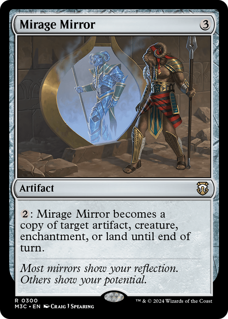 Mirage Mirror (Ripple Foil) [Modern Horizons 3 Commander] | Red Riot Games CA