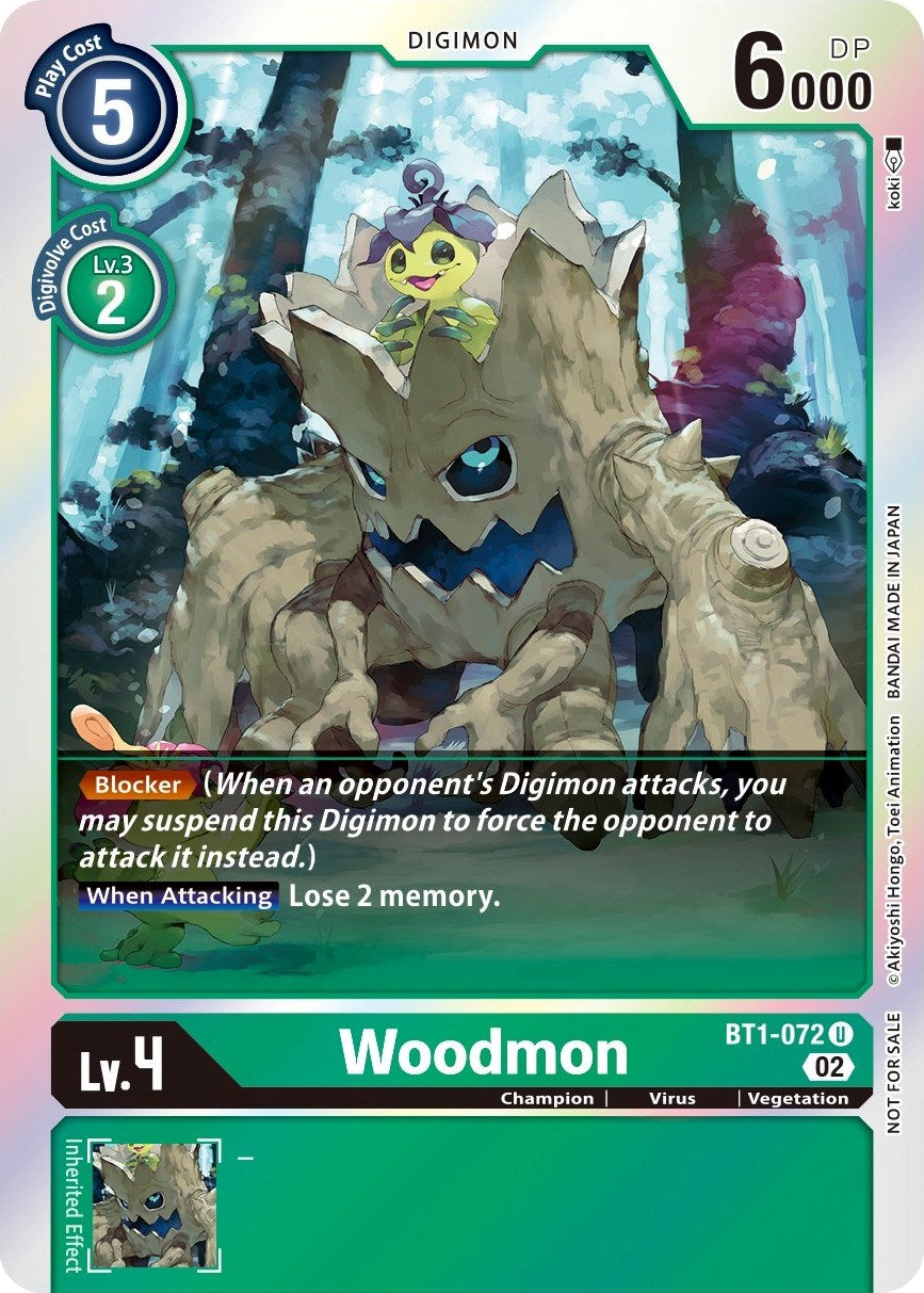 Woodmon [BT1-072] (Official Tournament Pack Vol. 6) [Release Special Booster Promos] | Red Riot Games CA