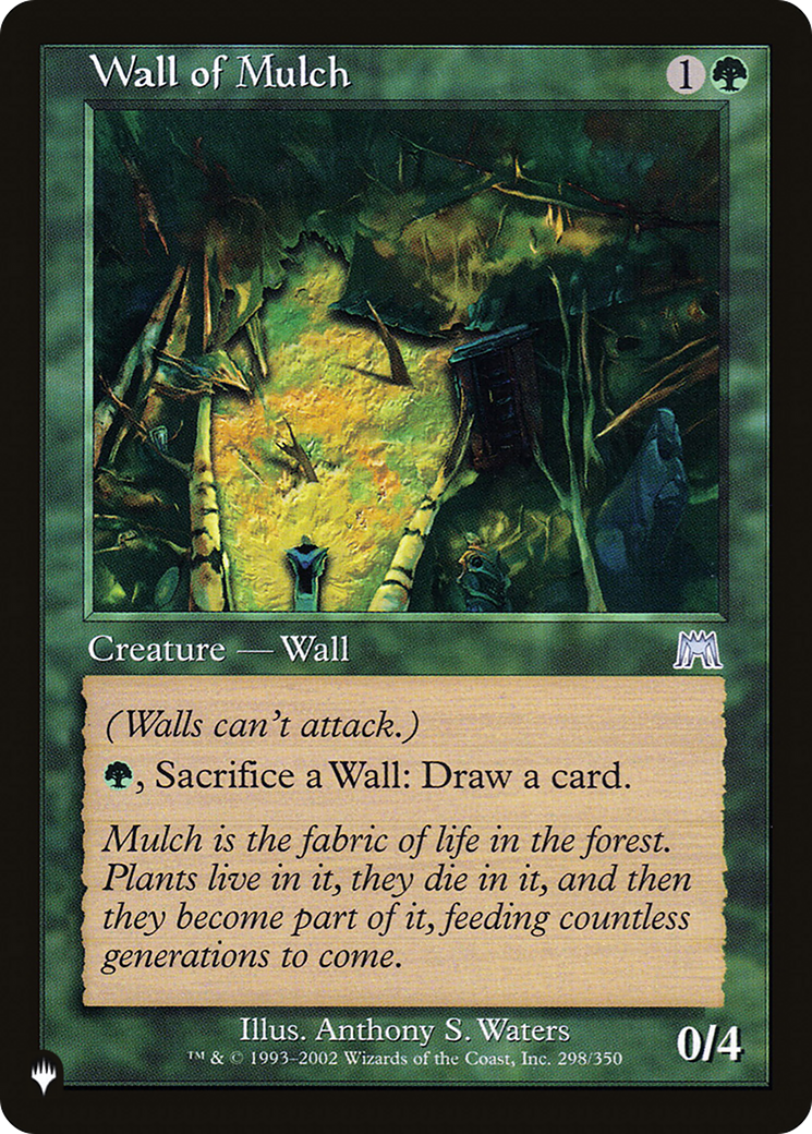 Wall of Mulch [The List Reprints] | Red Riot Games CA