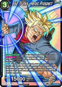 SS2 Trunks, Heroic Prospect (Alternate Art) (P-219) [Promotion Cards] | Red Riot Games CA