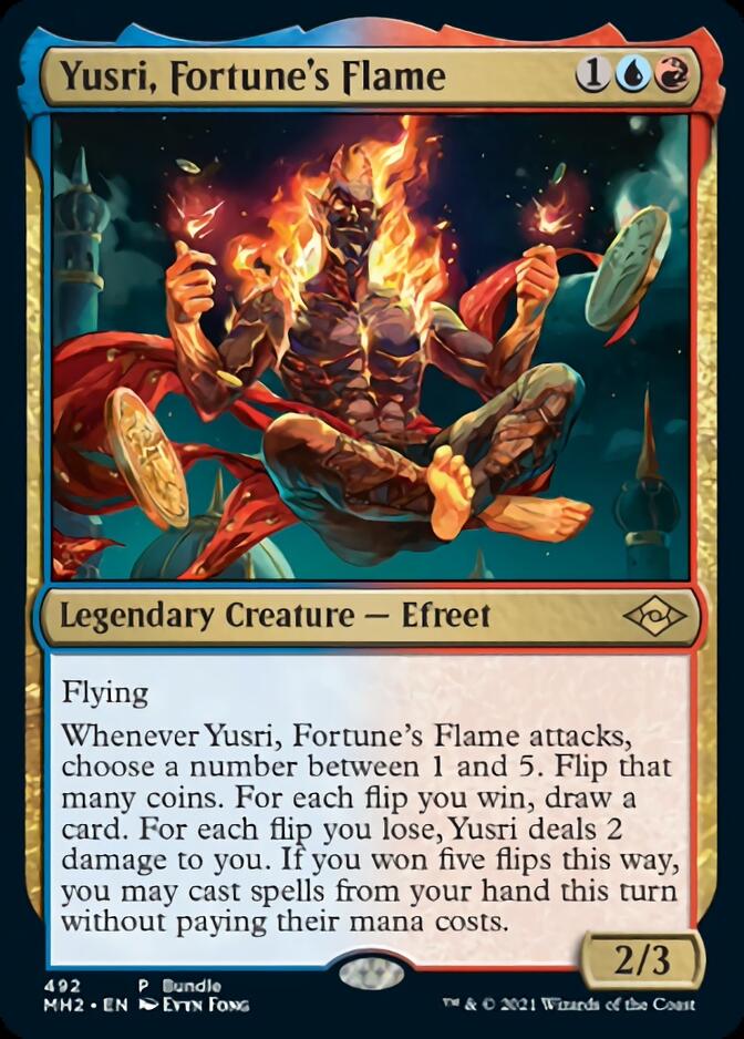 Yusri, Fortune's Flame (Bundle) [Modern Horizons 2] | Red Riot Games CA