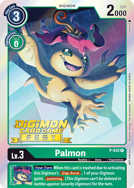 Palmon [P-032] (Digimon Card Game Fest 2022) [Promotional Cards] | Red Riot Games CA