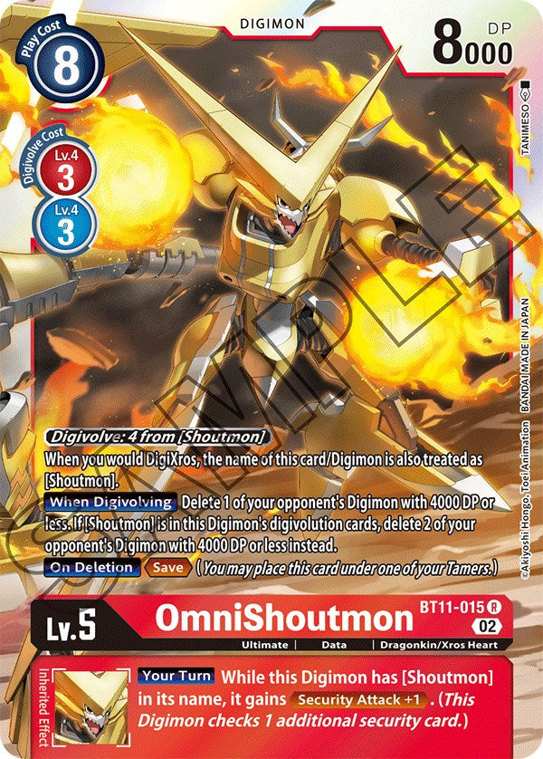 OmniShoutmon [BT11-015] [Dimensional Phase] | Red Riot Games CA