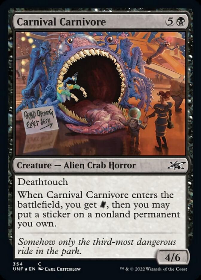 Carnival Carnivore (Galaxy Foil) [Unfinity] | Red Riot Games CA