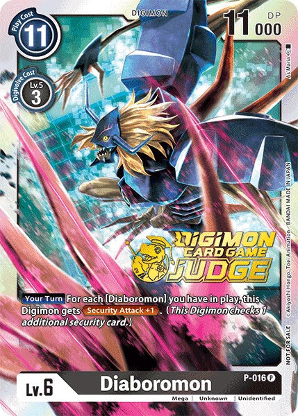Diaboromon [P-016] (Judge Pack 1) [Promotional Cards] | Red Riot Games CA