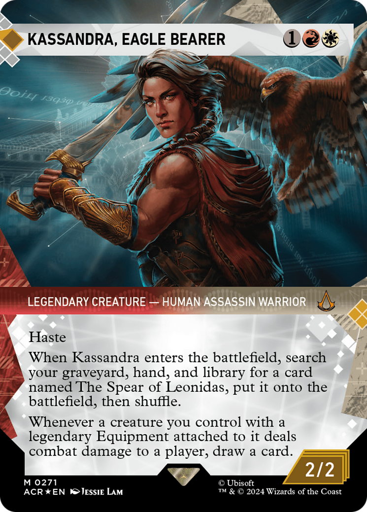 Kassandra, Eagle Bearer (Showcase) (Textured Foil) [Assassin's Creed] | Red Riot Games CA