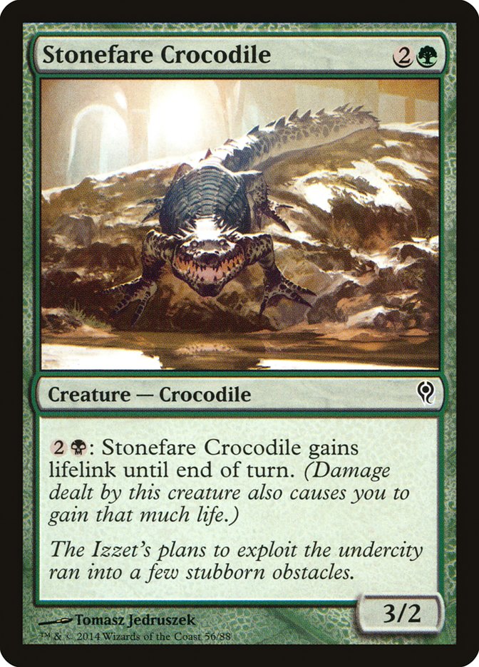 Stonefare Crocodile [Duel Decks: Jace vs. Vraska] | Red Riot Games CA