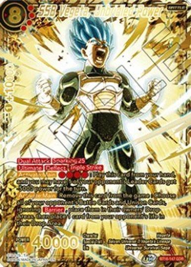 SSB Vegeta, Unbridled Power (God Rare) (BT16-147) [Tournament Promotion Cards] | Red Riot Games CA