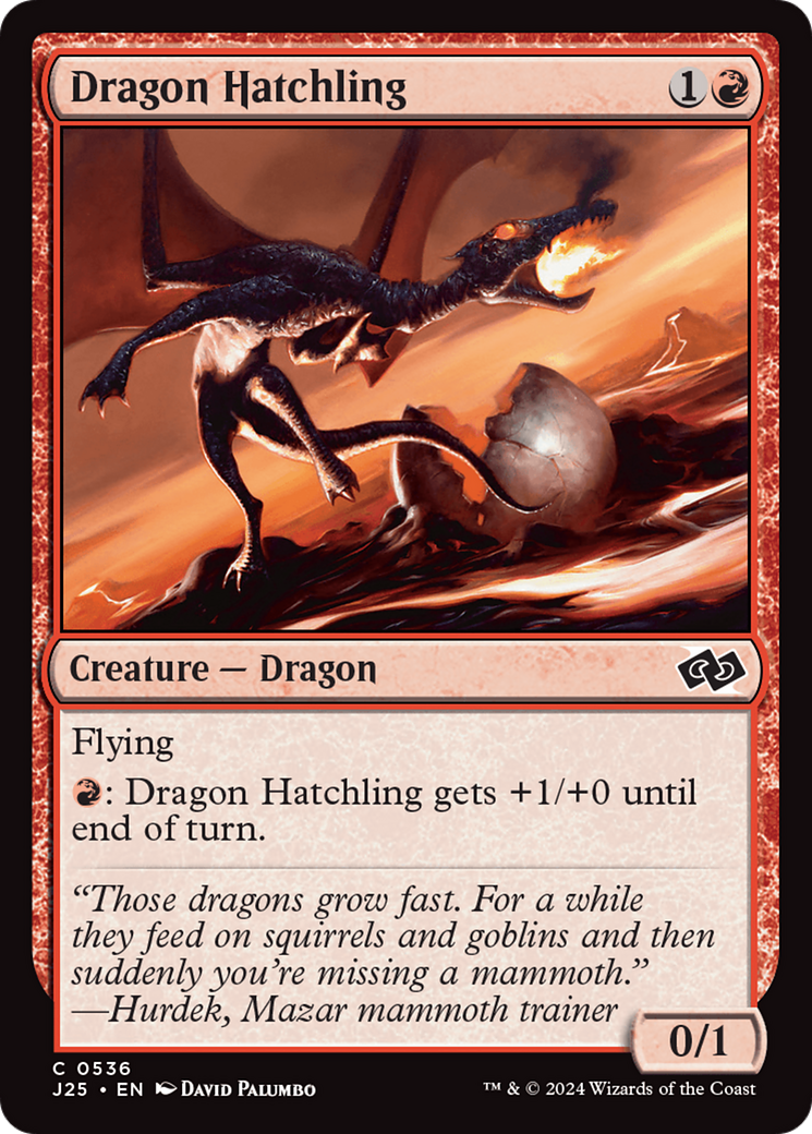 Dragon Hatchling [Foundations Jumpstart] | Red Riot Games CA