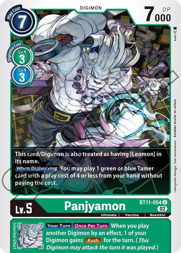 Panjyamon [BT11-054] [Dimensional Phase] | Red Riot Games CA