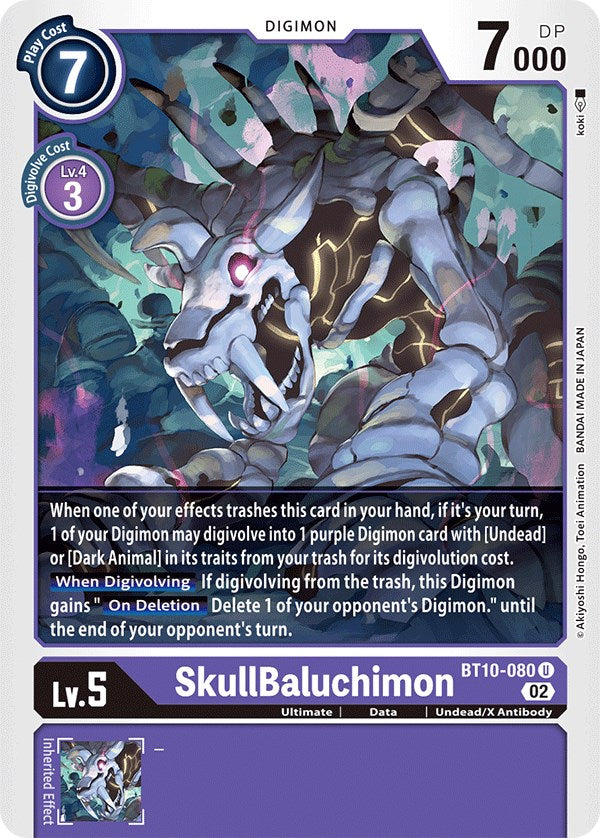 SkullBaluchimon [BT10-080] [Xros Encounter] | Red Riot Games CA