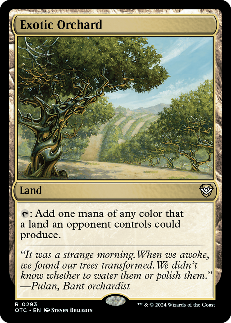 Exotic Orchard [Outlaws of Thunder Junction Commander] | Red Riot Games CA