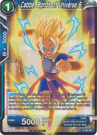 Cabba, Bonds of Universe 6 (Shop Tournament: Assault of Saiyans) (P-127) [Promotion Cards] | Red Riot Games CA