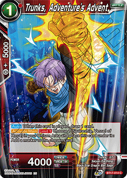 Trunks, Adventure's Advent (BT17-014) [Ultimate Squad] | Red Riot Games CA