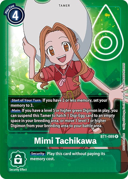 Mimi Tachikawa [BT1-089] (Official Tournament Pack Vol.3) [Release Special Booster Promos] | Red Riot Games CA