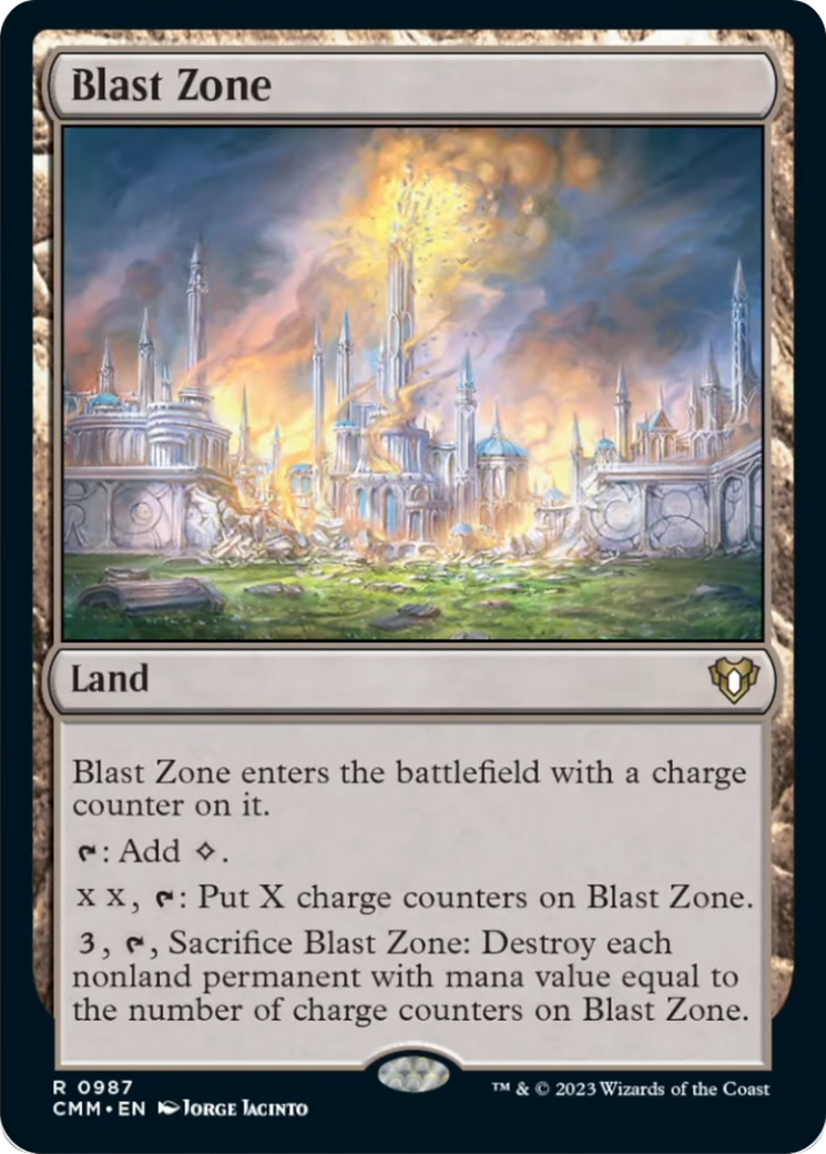 Blast Zone [Commander Masters] | Red Riot Games CA