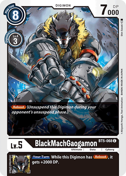 BlackMachGaogamon [BT5-068] [Battle of Omni] | Red Riot Games CA