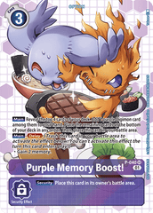 Purple Memory Boost! [P-040] (Box Promotion Pack - Next Adventure) [Promotional Cards] | Red Riot Games CA