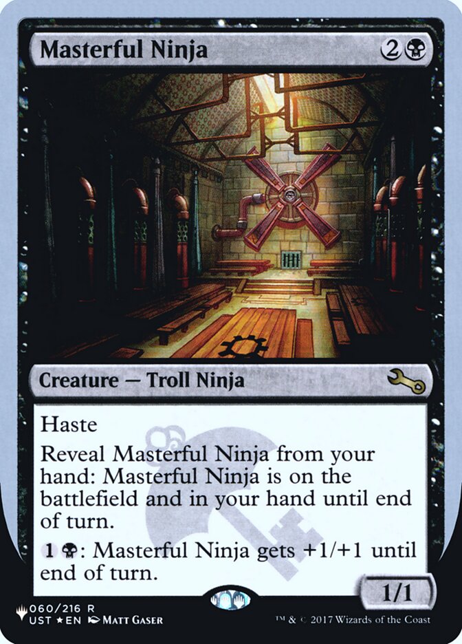 Masterful Ninja (Unfinity Foil Edition) [The List] | Red Riot Games CA