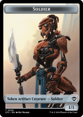 Drake // Soldier (0026) Double-Sided Token [Outlaws of Thunder Junction Commander Tokens] | Red Riot Games CA