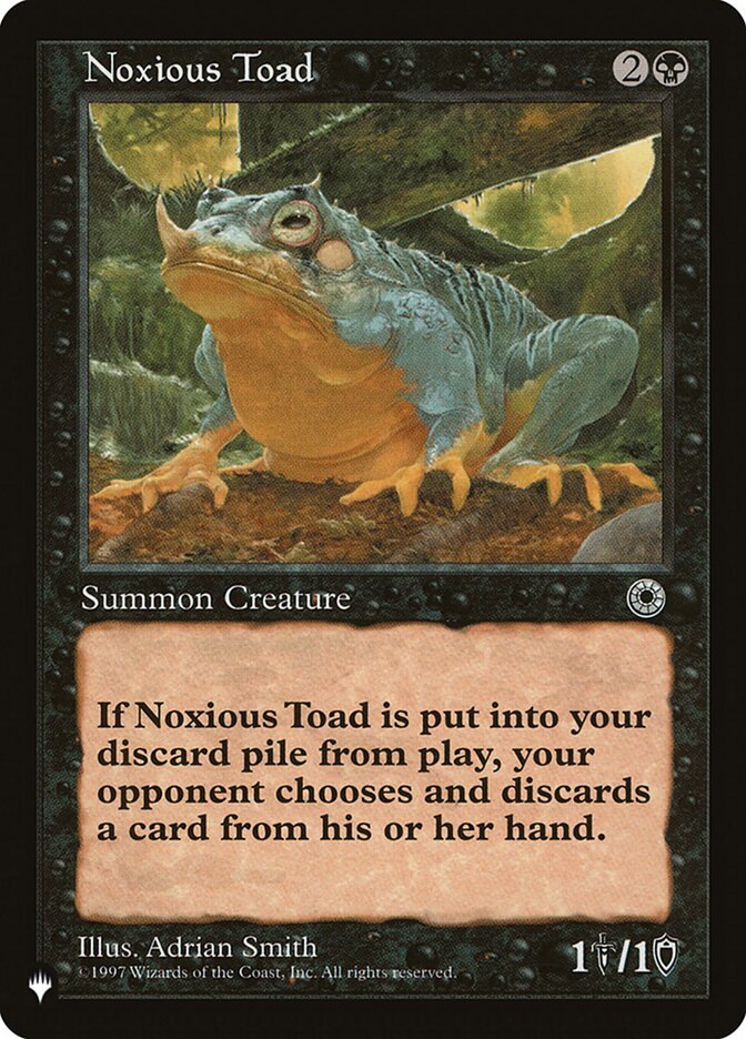 Noxious Toad [The List] | Red Riot Games CA