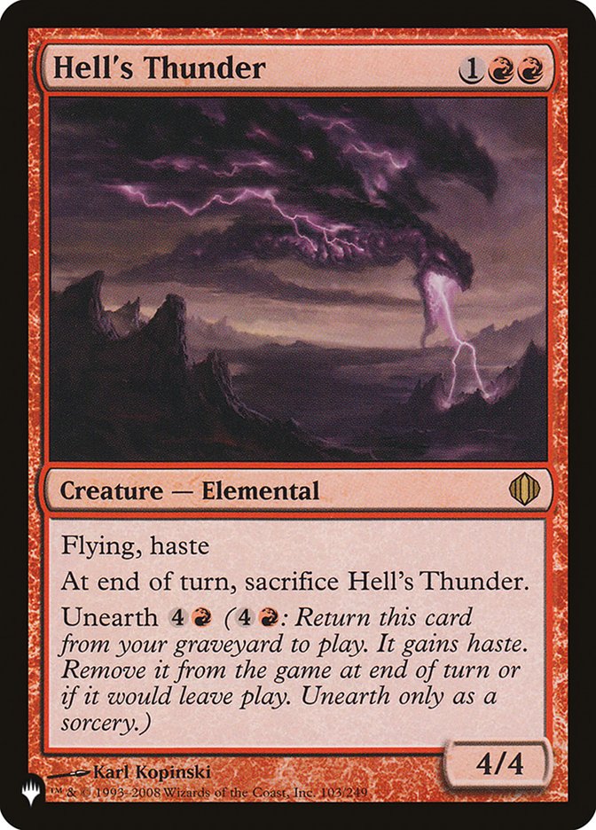 Hell's Thunder [The List] | Red Riot Games CA