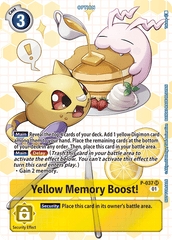 Yellow Memory Boost! [P-037] (Box Promotion Pack - Next Adventure) [Promotional Cards] | Red Riot Games CA