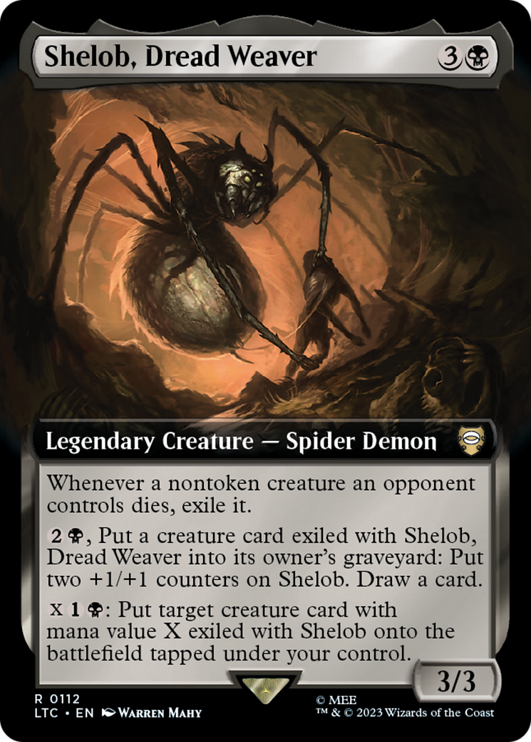 Shelob, Dread Weaver (Extended Art) [The Lord of the Rings: Tales of Middle-Earth Commander] | Red Riot Games CA