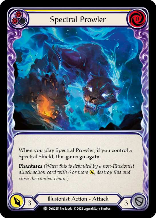 Spectral Prowler (Yellow) [DYN225] (Dynasty) | Red Riot Games CA