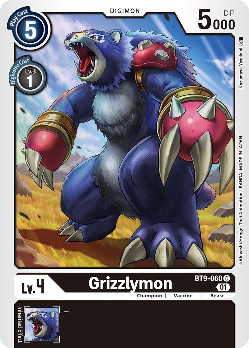 Grizzlymon [BT9-060] [X Record] | Red Riot Games CA