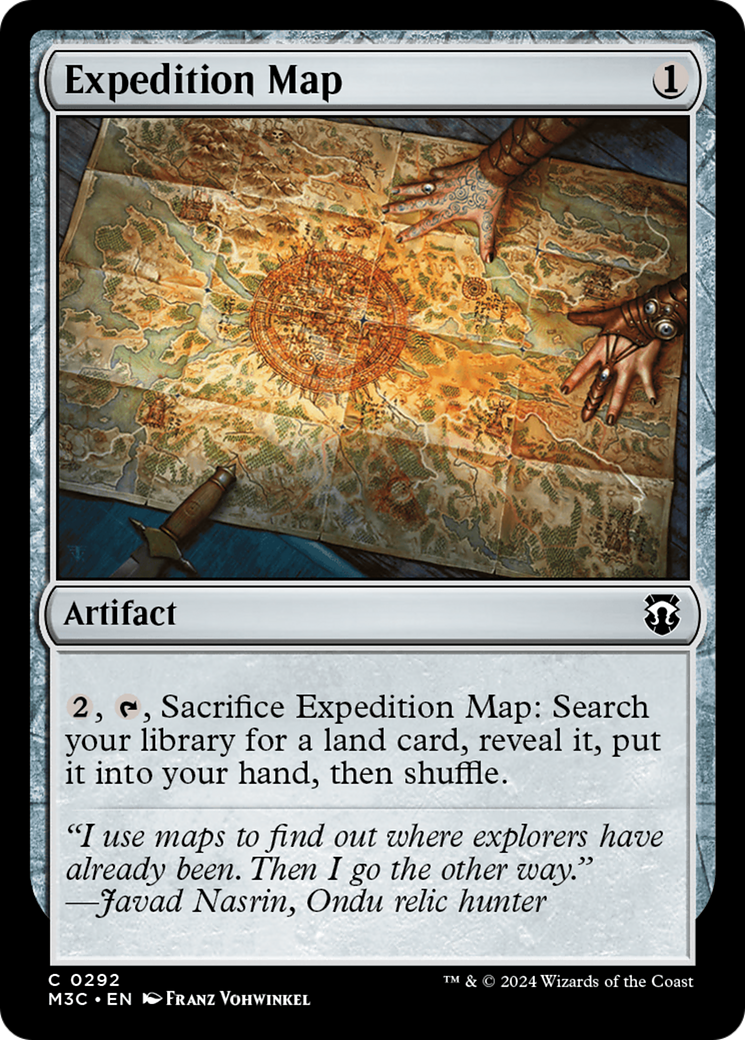 Expedition Map (Ripple Foil) [Modern Horizons 3 Commander] | Red Riot Games CA