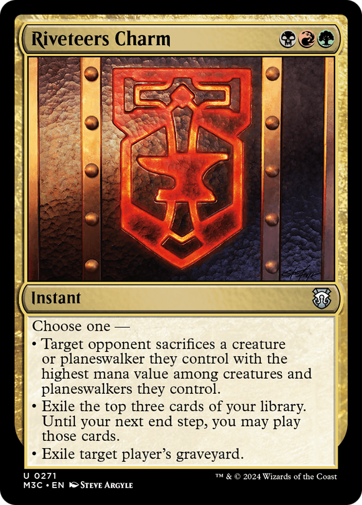 Riveteers Charm (Ripple Foil) [Modern Horizons 3 Commander] | Red Riot Games CA