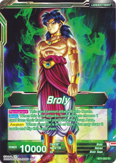 Broly // Broly, The Legendary Super Saiyan (Collector's Selection Vol. 1) (BT1-057) [Promotion Cards] | Red Riot Games CA