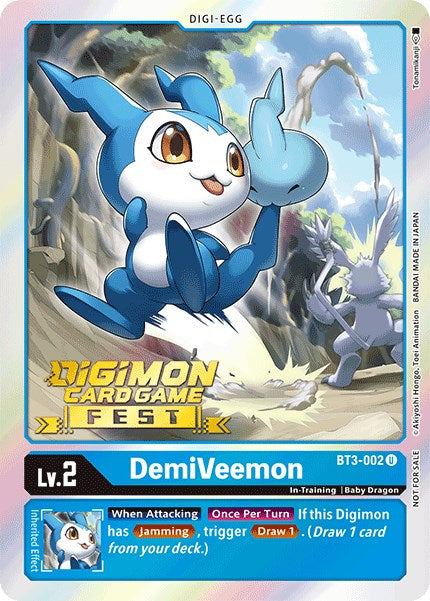 DemiVeemon [BT3-002] (Digimon Card Game Fest 2022) [Release Special Booster Promos] | Red Riot Games CA