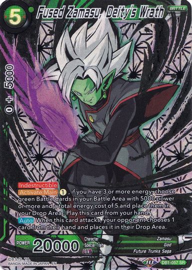 Fused Zamasu, Deity's Wrath (Collector's Selection Vol. 1) (DB1-057) [Promotion Cards] | Red Riot Games CA