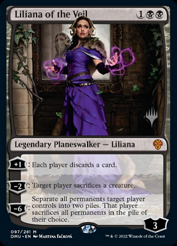 Liliana of the Veil (Promo Pack) [Dominaria United Promos] | Red Riot Games CA