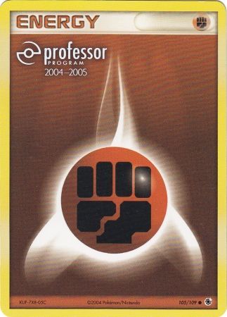 Fighting Energy (105/109) (2004 2005) [Professor Program Promos] | Red Riot Games CA