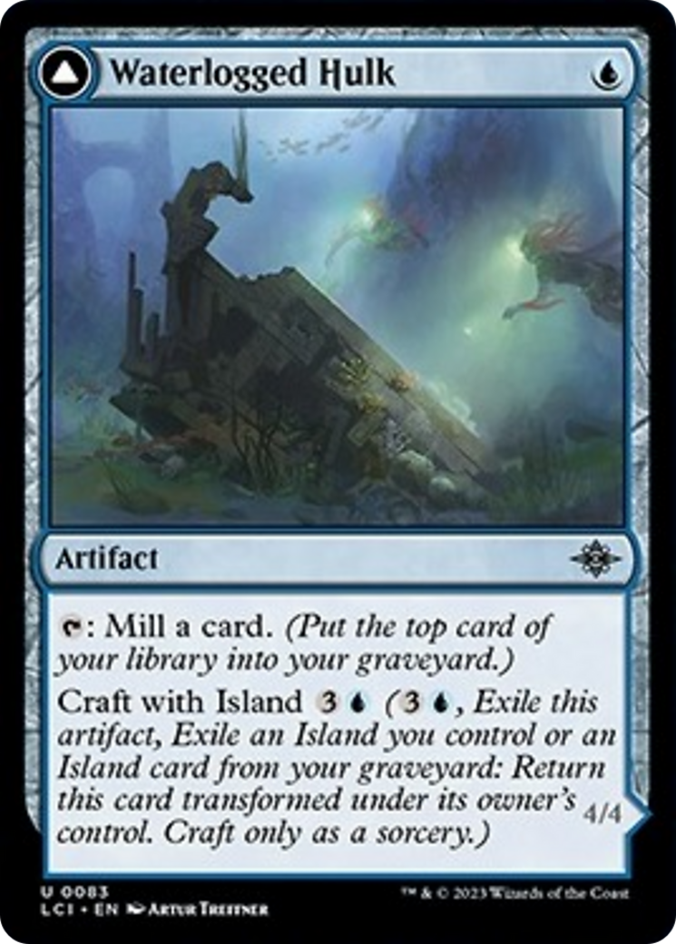 Waterlogged Hulk // Watertight Gondola [The Lost Caverns of Ixalan] | Red Riot Games CA