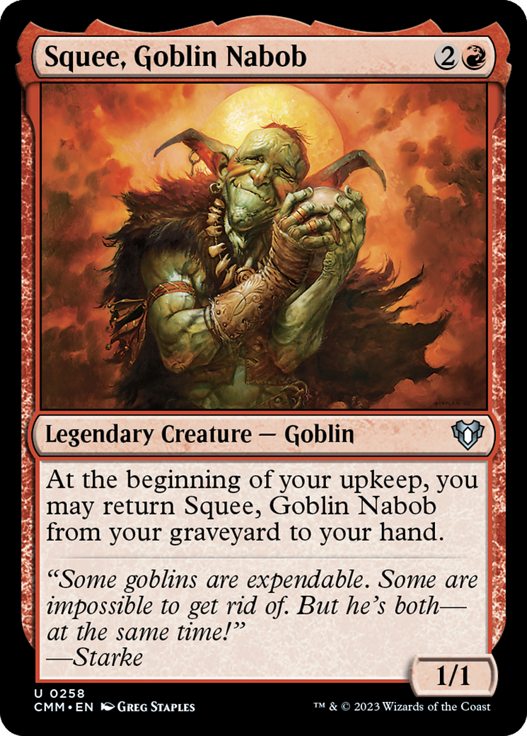 Squee, Goblin Nabob [Commander Masters] | Red Riot Games CA