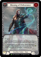 Blessing of Deliverance (Red) [LGS023] (Promo)  Rainbow Foil | Red Riot Games CA