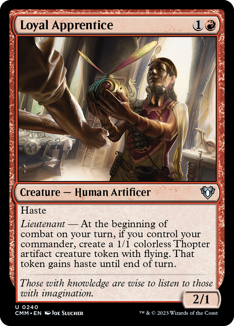 Loyal Apprentice [Commander Masters] | Red Riot Games CA
