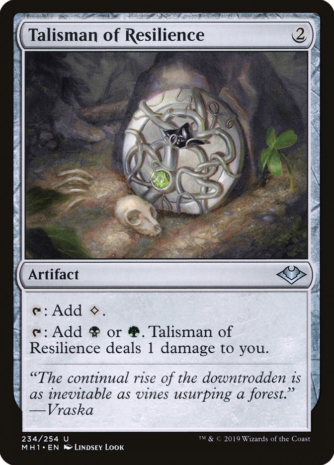 Talisman of Resilience [Modern Horizons] | Red Riot Games CA