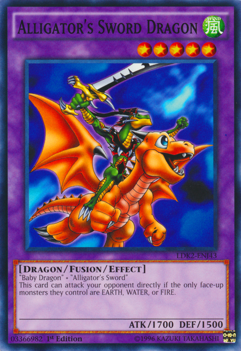 Alligator's Sword Dragon [LDK2-ENJ43] Common | Red Riot Games CA