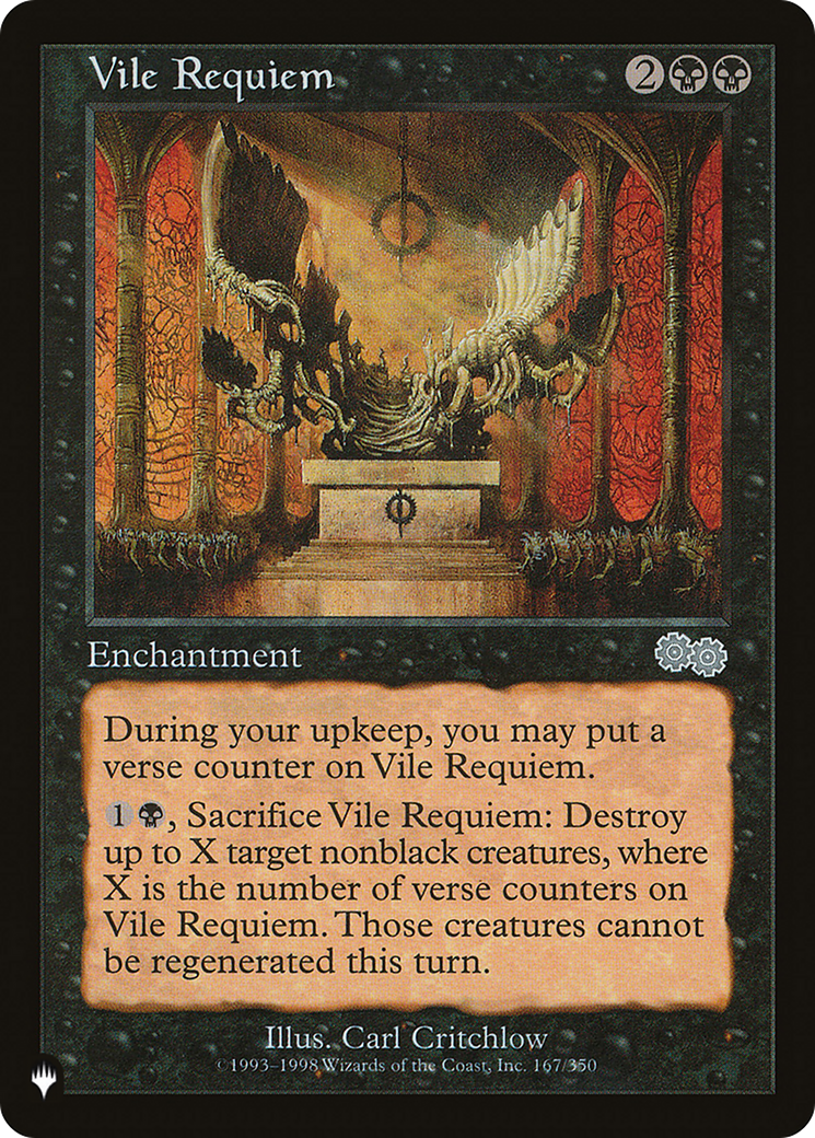 Vile Requiem (USG) [The List Reprints] | Red Riot Games CA