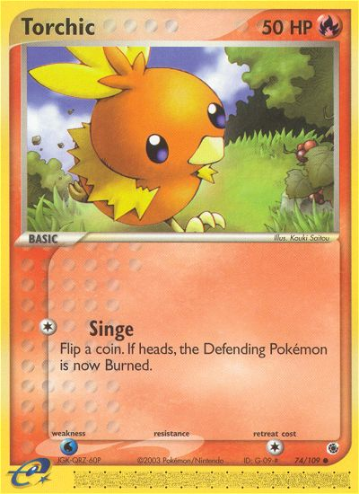 Torchic (74/109) [EX: Ruby & Sapphire] | Red Riot Games CA