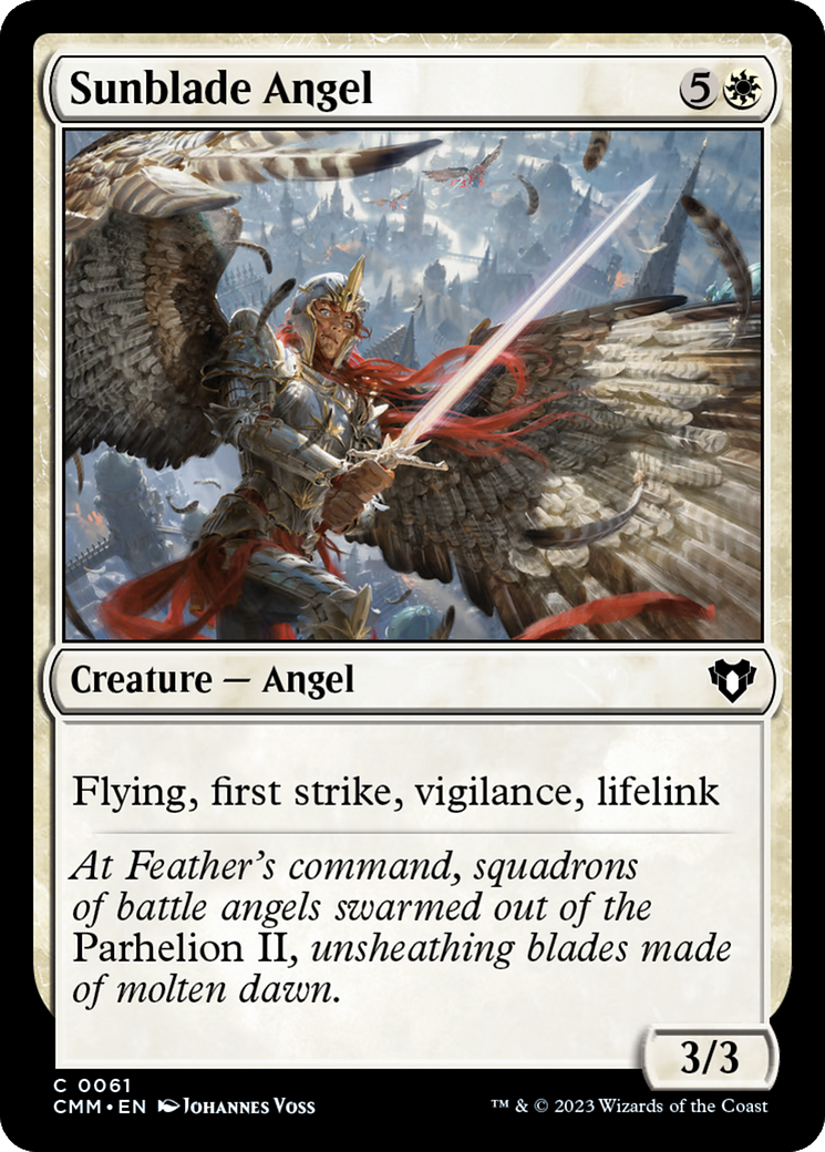 Sunblade Angel [Commander Masters] | Red Riot Games CA