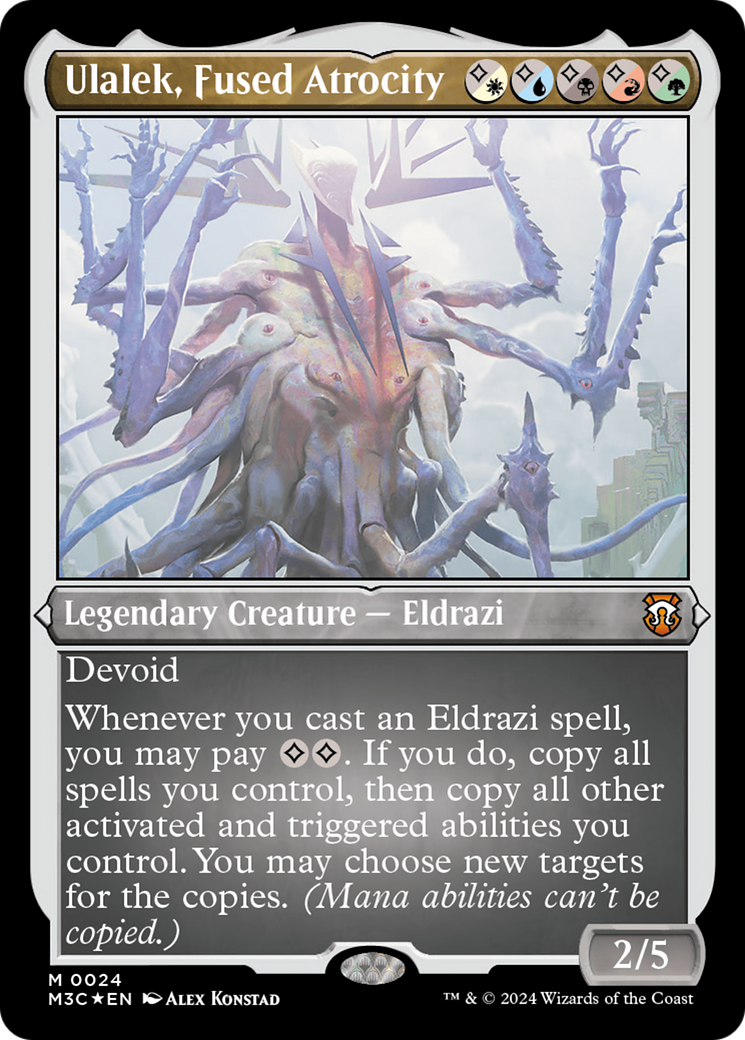 Ulalek, Fused Atrocity (Foil Etched) [Modern Horizons 3 Commander] | Red Riot Games CA