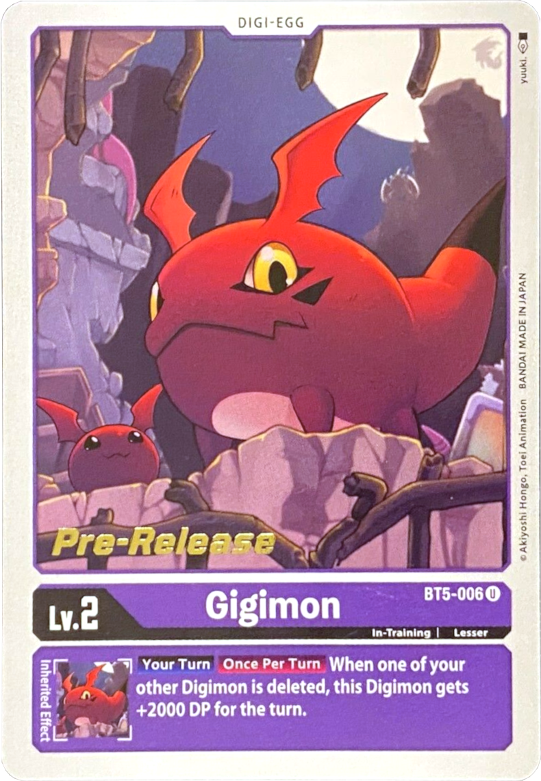 Gigimon [BT5-006] [Battle of Omni Pre-Release Promos] | Red Riot Games CA