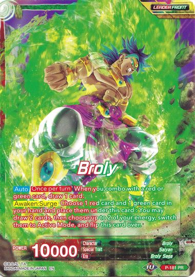 Broly // Broly, Surge of Brutality (Collector's Selection Vol. 1) (P-181) [Promotion Cards] | Red Riot Games CA