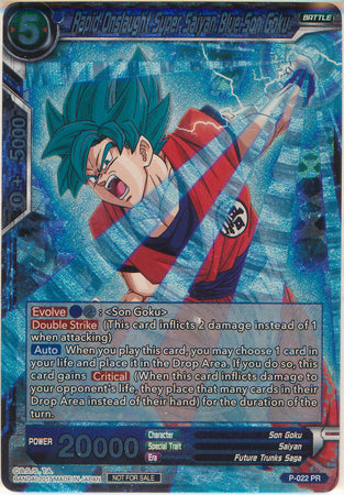 Rapid Onslaught Super Saiyan Blue Son Goku (P-022) [Promotion Cards] | Red Riot Games CA